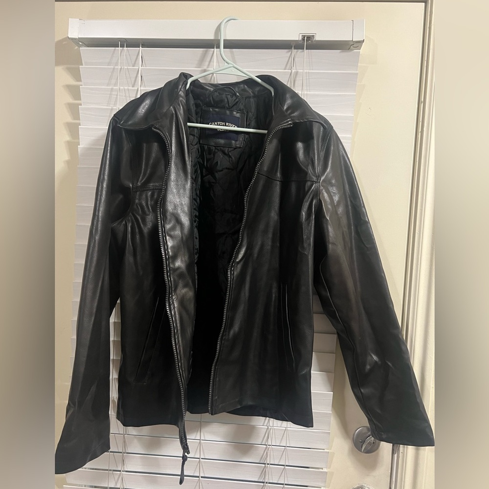 Faux-Leather Jacket